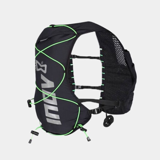 Inov-8 Black-Green Venturelite 4 Vest