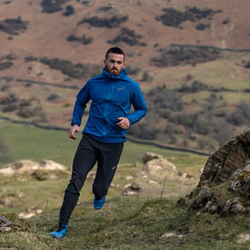 Inov-8 Blue Stormshell Waterproof Jacket Men's
