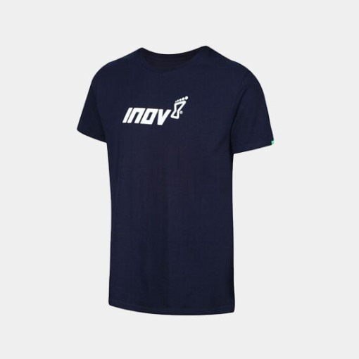 Organic Cotton T-Shirt ''Inov-8'' Men's Blue