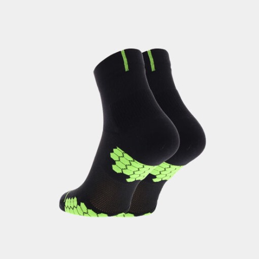 Black-Green Trailfly Sock Mid Men's (Twin Pack) Inov-8