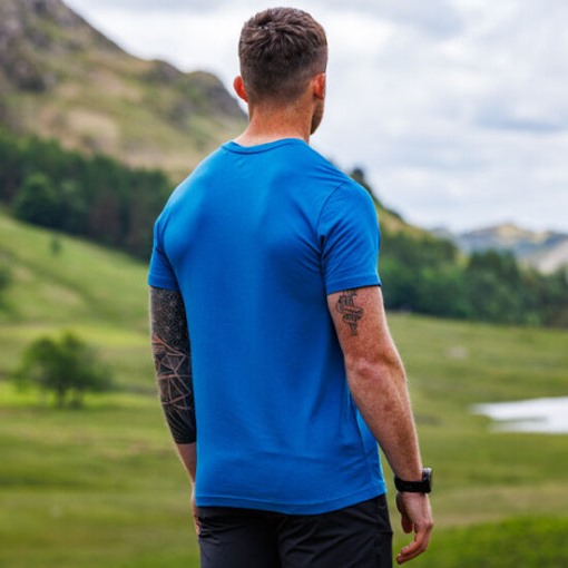 Inov-8 Graphic T-Shirt Short Sleeve ''Helvellyn'' Men's Blue