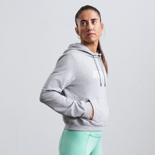 Inov-8 Light Grey F-Lite Cropped Hoodie Women's