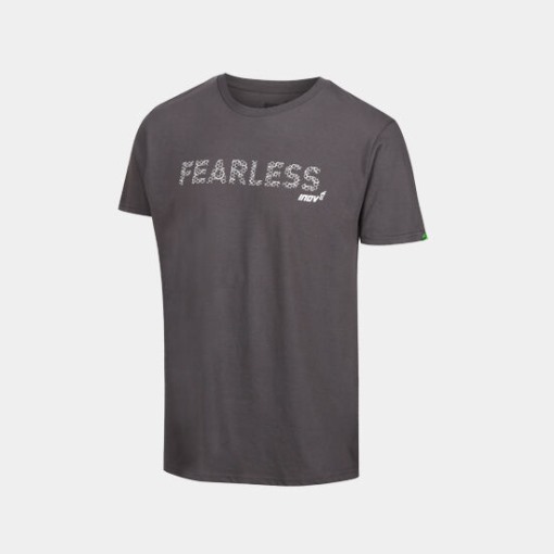 Inov-8 Organic Cotton T-Shirt ''Fearless'' Men's Dark Grey