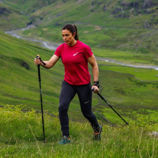 Inov-8 Pink Graphic T-Shirt Ss ''Skiddaw'' Women's