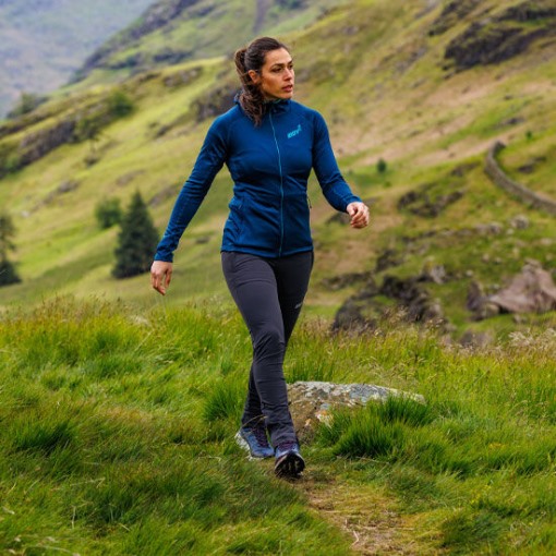 Navy Inov-8 Venturelite Mid Hoodie Full Zip Women's