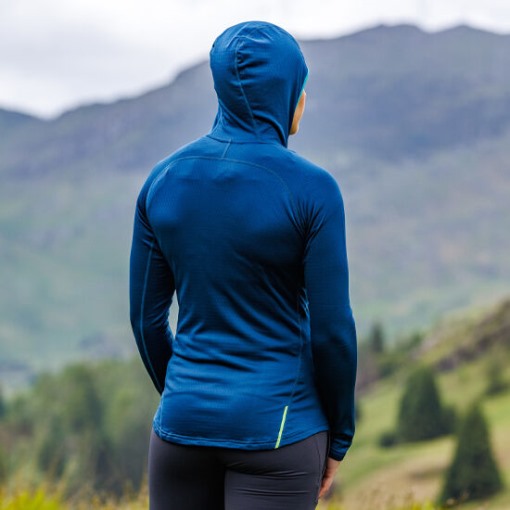 Navy Inov-8 Venturelite Mid Hoodie Full Zip Women's