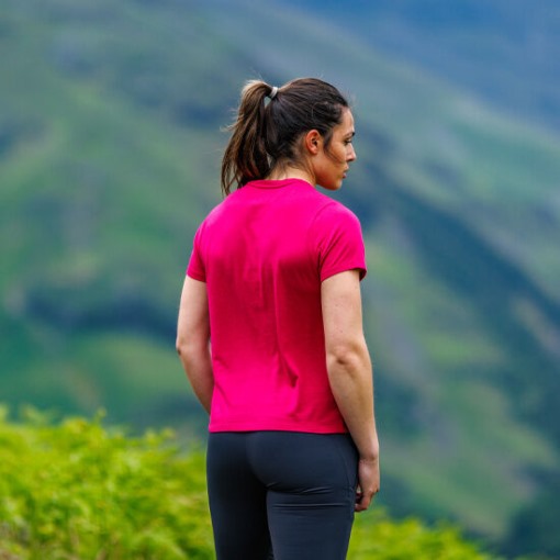 Pink Graphic T-Shirt Ss ''Inov-8'' Women's