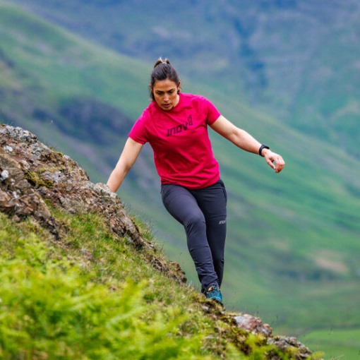 Pink Graphic T-Shirt Ss ''Inov-8'' Women's