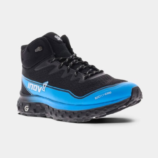 Black-Blue Inov-8 Rocfly G 390 Men's