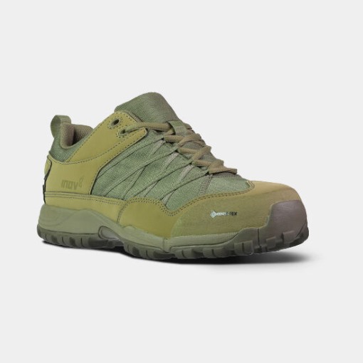 Dark Olive Inov-8 Flyroc 345 Gore-Tex
