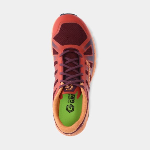 Red-Burgundy-Orange Inov-8 Trailfly G 270 Women's