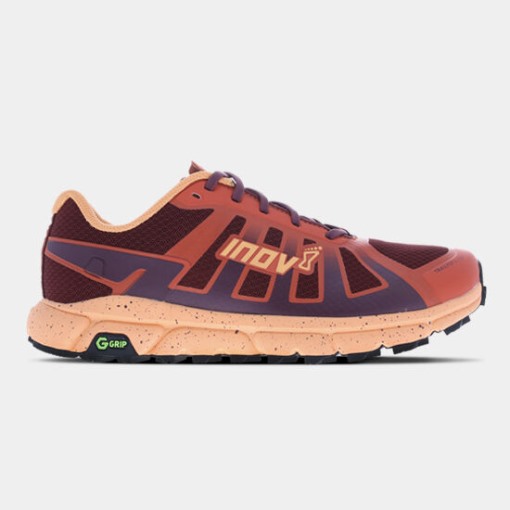 Red-Burgundy-Orange Inov-8 Trailfly G 270 Women's